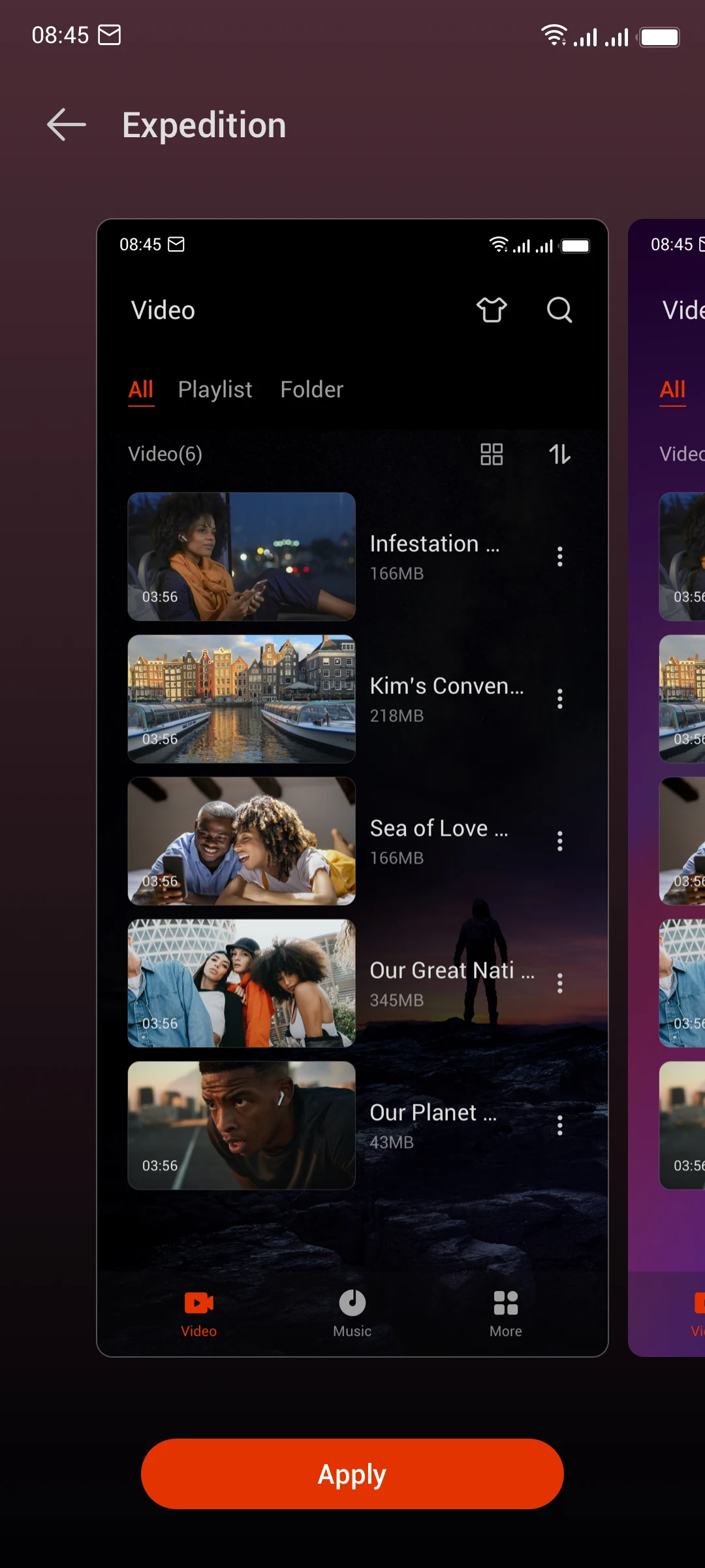 Visha-Video Player All Formats screenshot