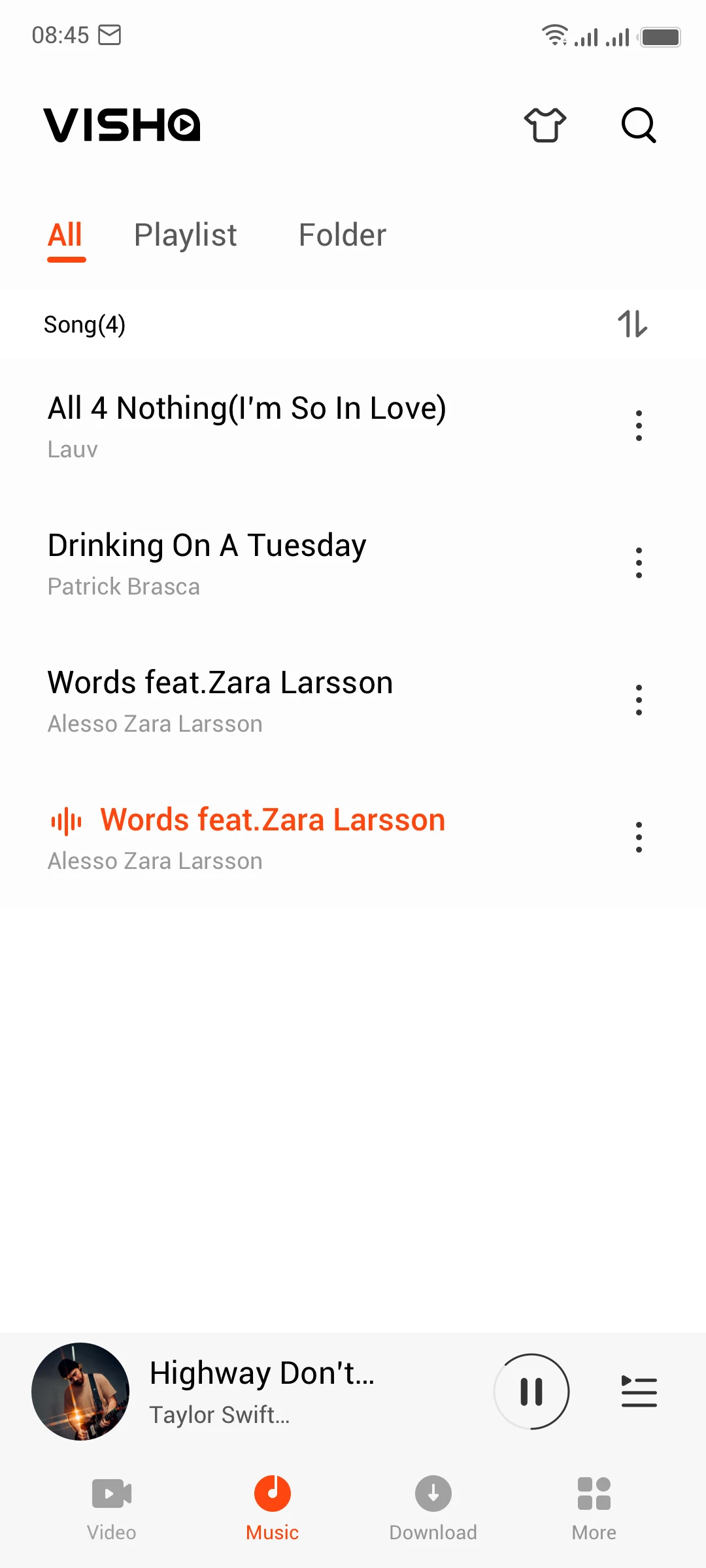 Visha-Video Player All Formats screenshot